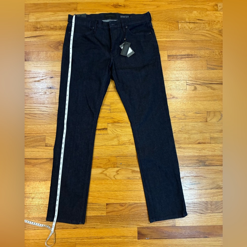NWT John Varvatos USA Indigo Bowery Slim Straight Jeans